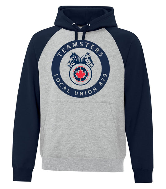 EVERYDAY FLEECE TWO TONE HOODED SWEATSHIRT