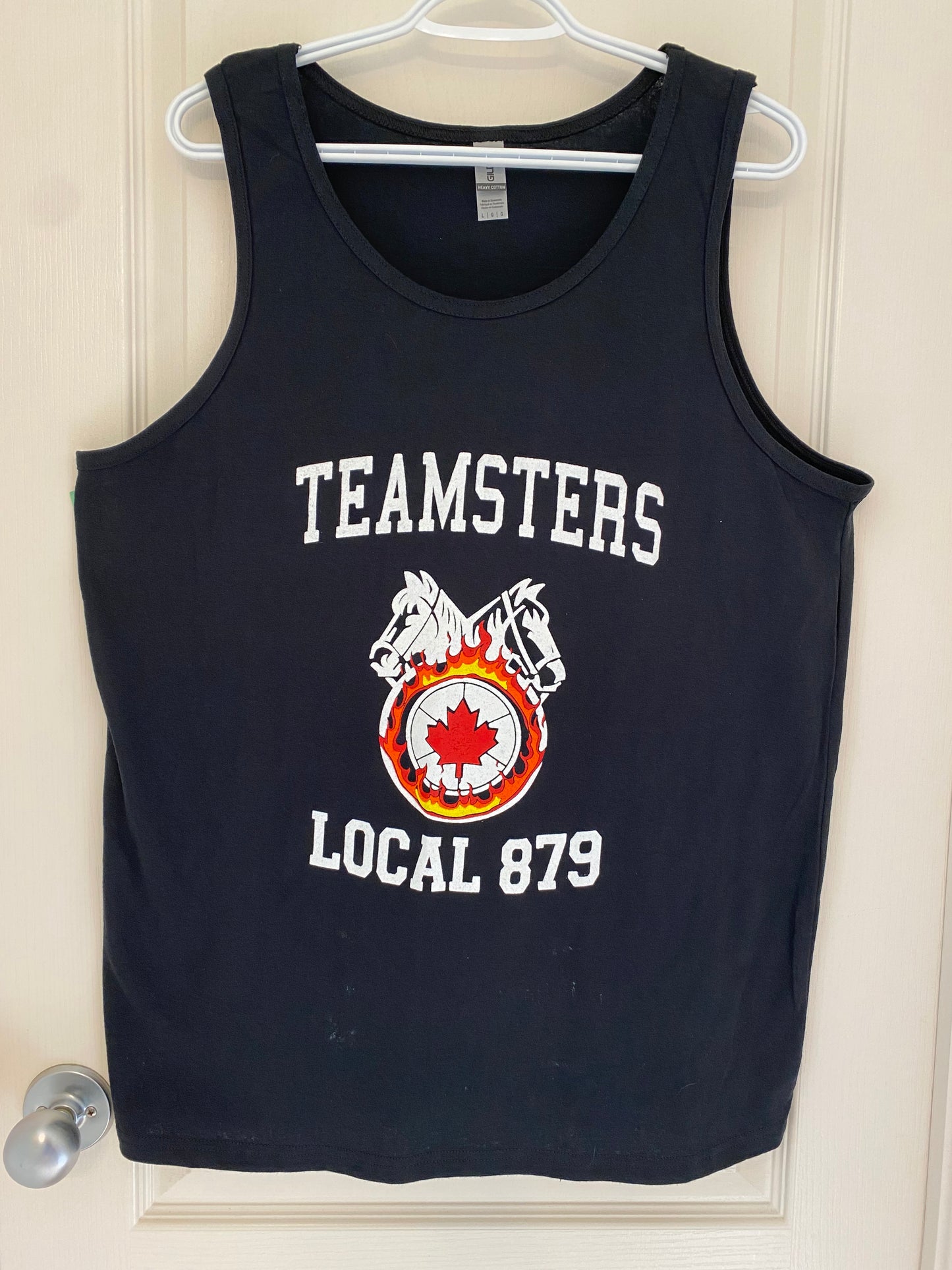 TEAMSTER 879 MUSCLE SHIRT - BLACK