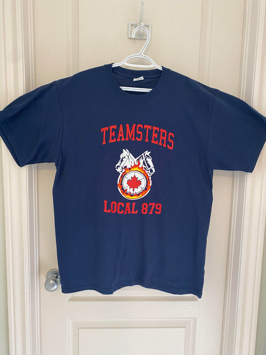 TEAMSTER 879 T-SHIRT - BLUE